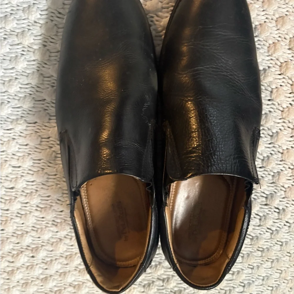 American Classic by DeLaRentis, black leather shoes, mens size 10 EUC